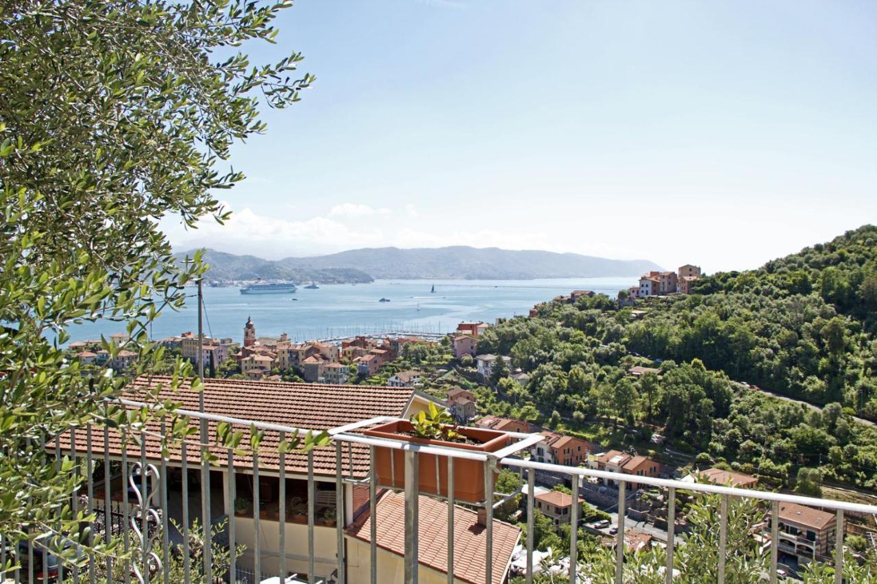 La Terrazza Con L'Ulivo - Guesthouse Con Terrazza E Vista Sul Golfo Dei Poeti لا سبيتسْيا المظهر الخارجي الصورة