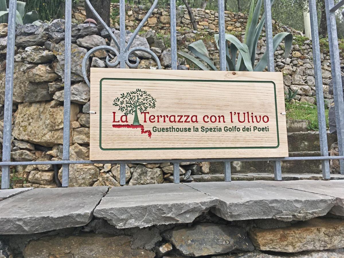 La Terrazza Con L'Ulivo - Guesthouse Con Terrazza E Vista Sul Golfo Dei Poeti لا سبيتسْيا المظهر الخارجي الصورة
