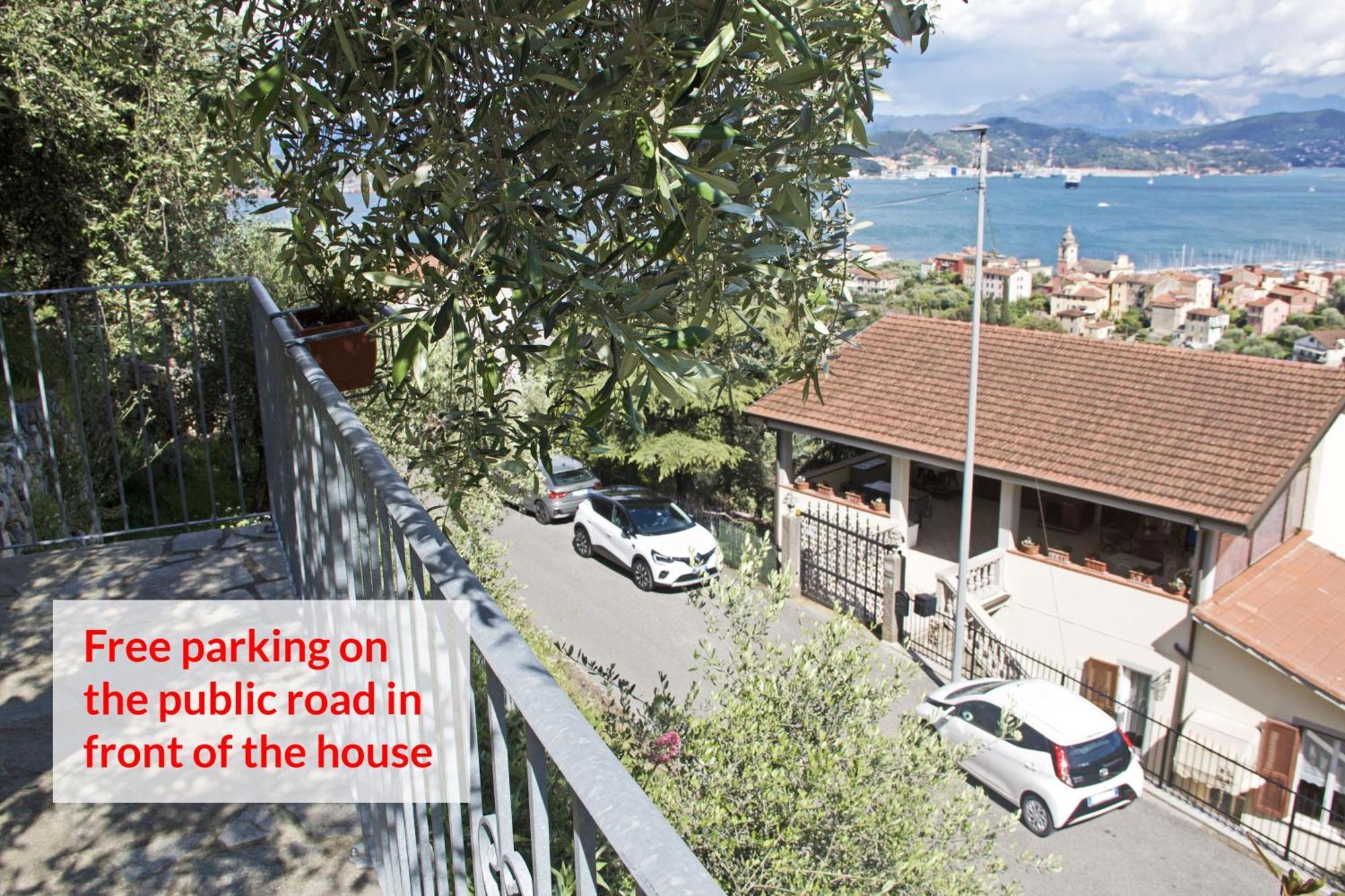 La Terrazza Con L'Ulivo - Guesthouse Con Terrazza E Vista Sul Golfo Dei Poeti لا سبيتسْيا المظهر الخارجي الصورة