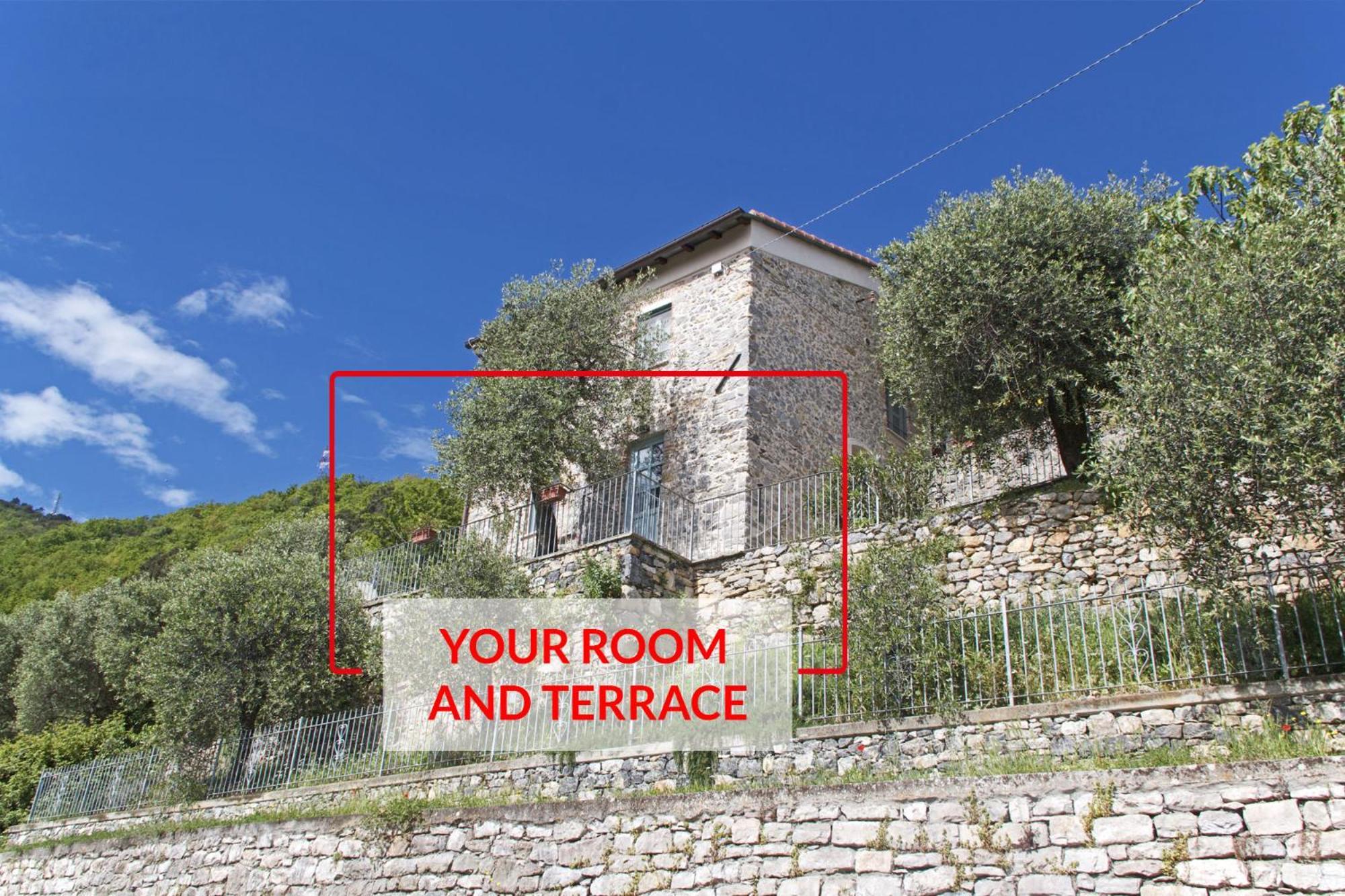 La Terrazza Con L'Ulivo - Guesthouse Con Terrazza E Vista Sul Golfo Dei Poeti لا سبيتسْيا المظهر الخارجي الصورة